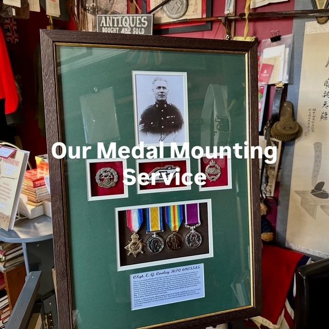 Our Medal Mounting and Framing.