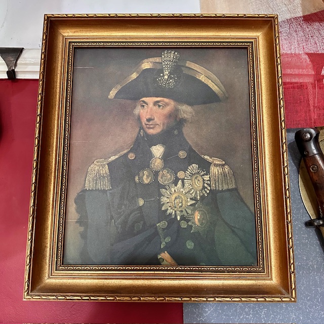 Ref: XXX - Framed Picture of Admiral Nelson.