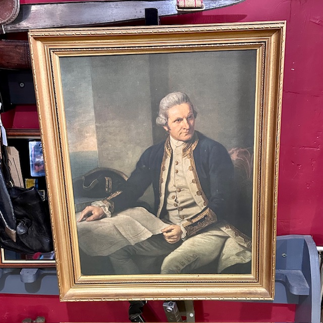 Ref: XXX - Framed Picture of Captain Cook.